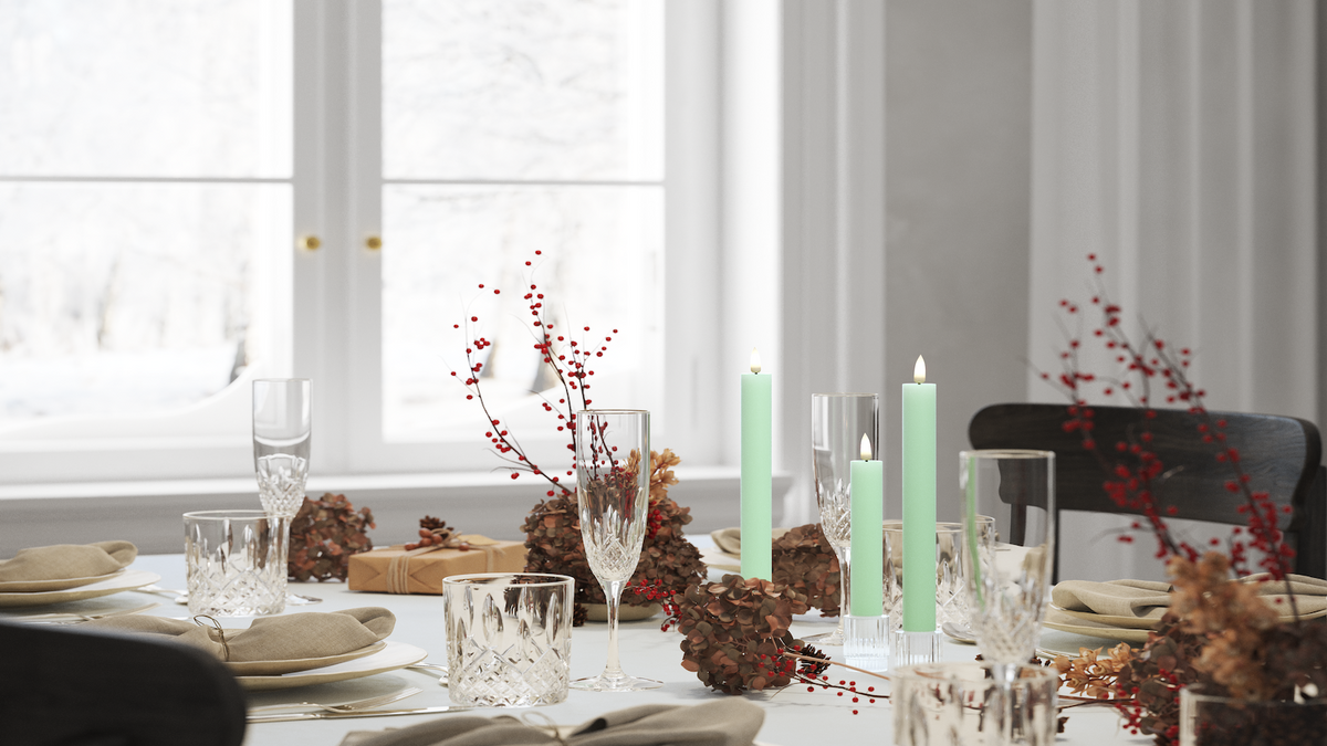 Funzione pratica del timer per il LED Candela da candelabro