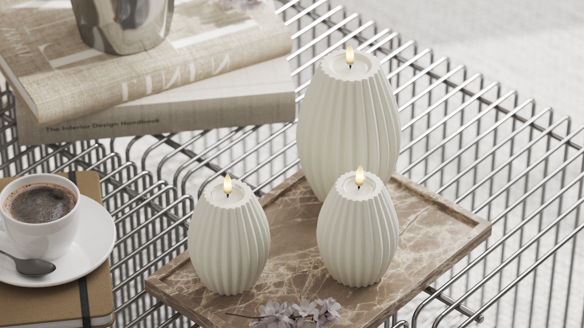 Naturlig tro LED Rillelys med Wetlook ™ Design