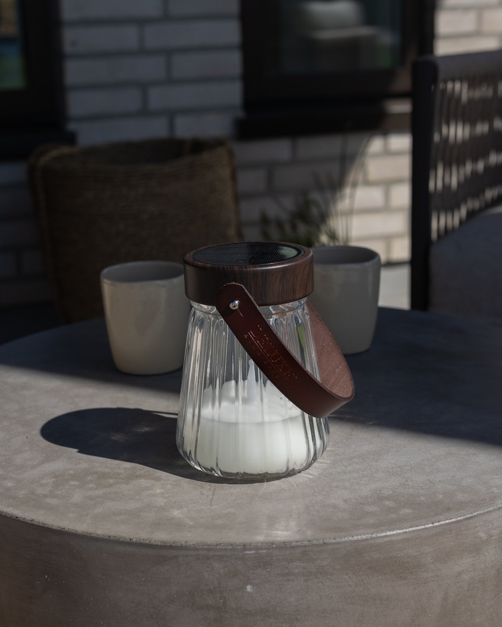 Deluxe Homeart LED Glas Lanterne 17cm LED lanterner 5