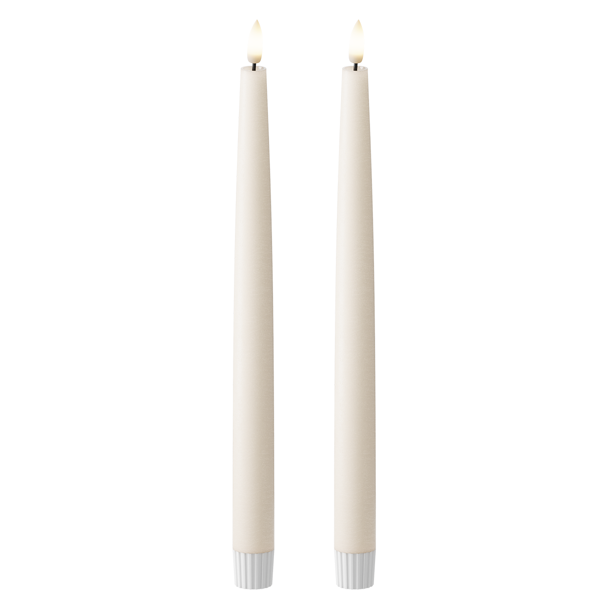 LED Crown světlo 2 ks, Ø 2,2 x 29 cm Ivory