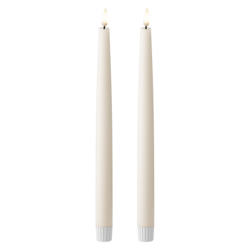 LED Crown světlo 2 ks, Ø 2,2 x 29 cm Ivory