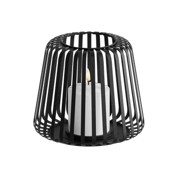 LED Lykt Ø 20 x 17 cm Sort