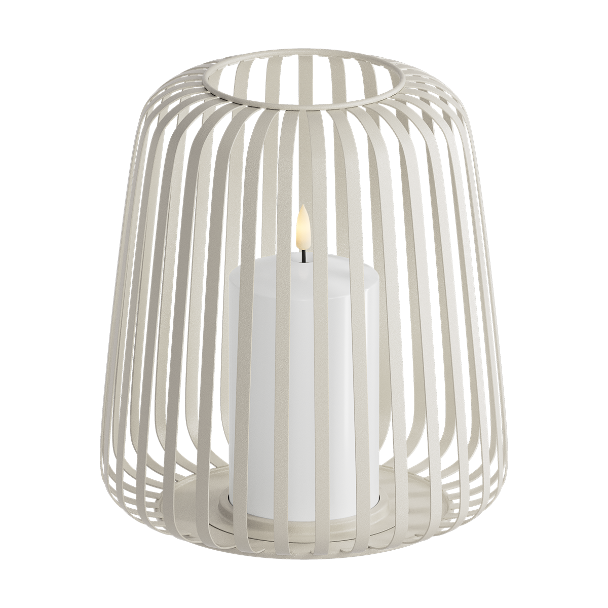 Lanterna LED Ø 20 x 22 cm Sabbia