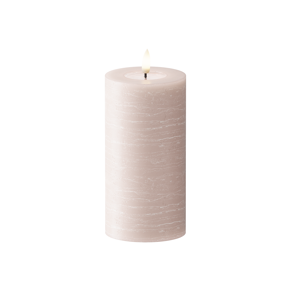 LED Blokklys WetLook Ø 7,5 x 15 cm Rosa