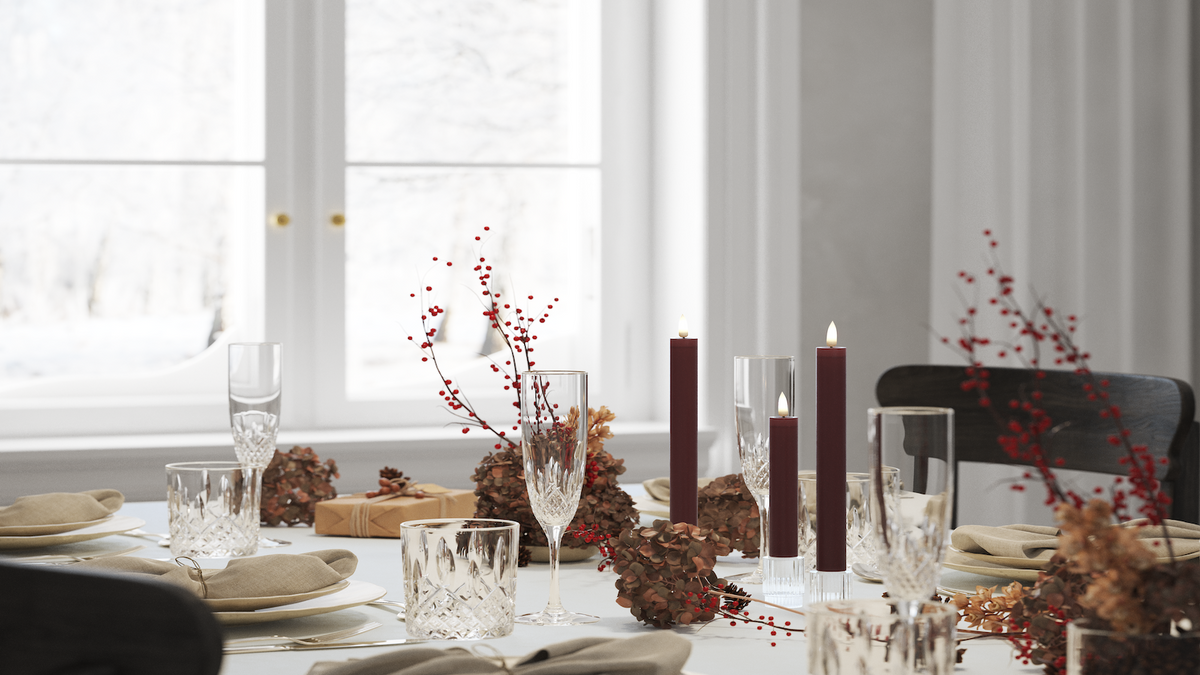 Funzione pratica del timer per il LED Candela da candelabro