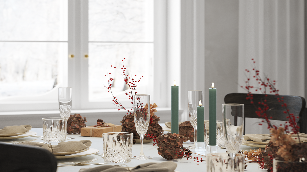 Funzione pratica del timer per il LED Candela da candelabro