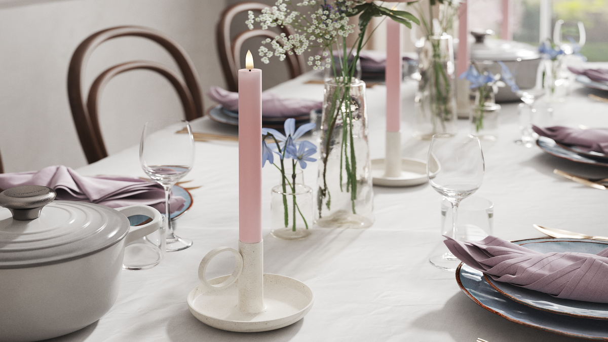 Naturlig tro LED Kronljus Med WetLook ™ -design
