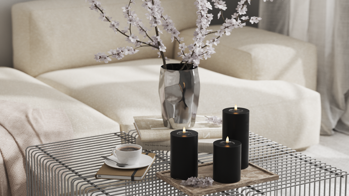 Funzione pratica del timer per il LED Candela a pilastro