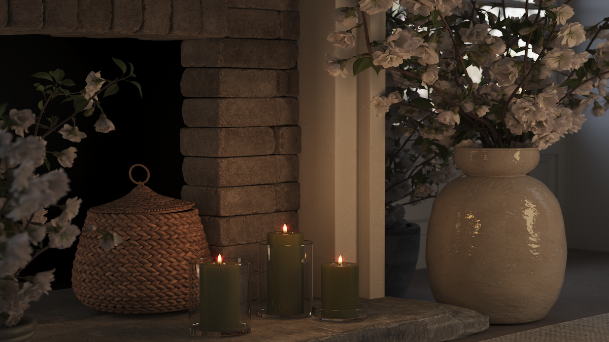 Naturlig tro LED Blokker lys med Wetlook ™ Design