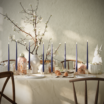 Deluxe Homeart LED Kertelys pakke - Kongeblå - 8 stk 38 cm kertelys pakke 1