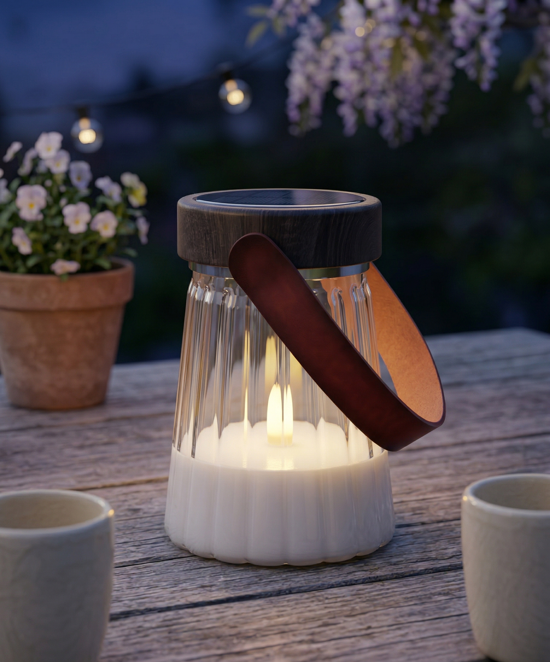 Landers Glass a LED 13 cm